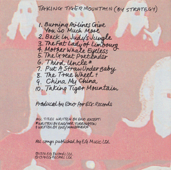 Eno* : Taking Tiger Mountain (By Strategy) (CD, Album, RE)