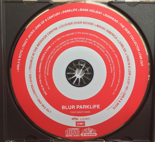 Blur : Parklife (CD, Album, RE)