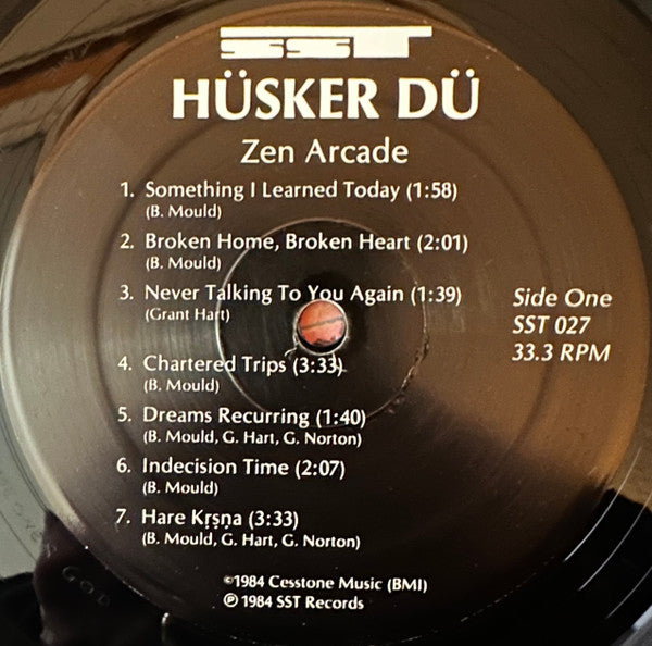 Hüsker Dü : Zen Arcade (2xLP, Album, RE, Gat)
