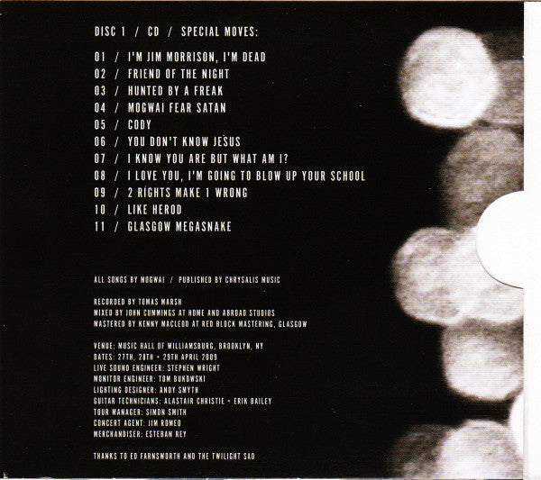 Mogwai : Special Moves (CD, Album + DVD)
