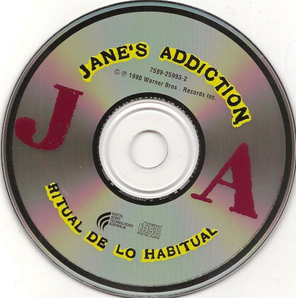 Jane's Addiction : Ritual De Lo Habitual (CD, Album, RE)