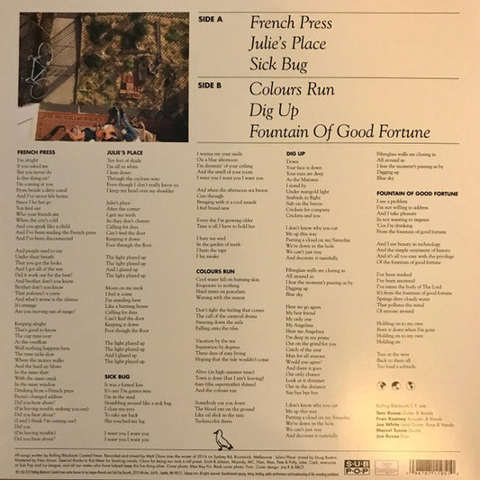 Rolling Blackouts C.F.* : The French Press (12", EP)