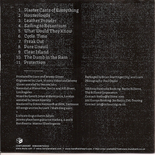 Liars : Liars (CD, Album)