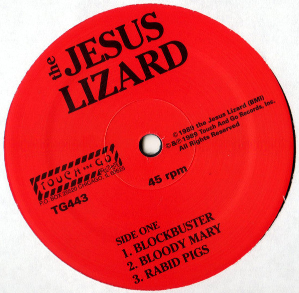 The Jesus Lizard : Pure (12", EP, RE, RM)