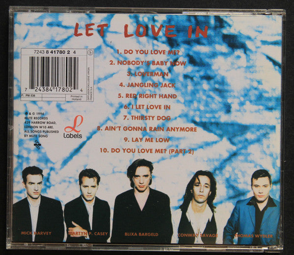 Nick Cave And The Bad Seeds* : Let Love In (CD, Album, RE)