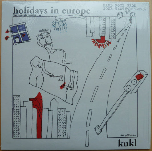 Kukl : Holidays In Europe (The Naughty Nought) (LP, Album, RE, RM, RP, DMM)