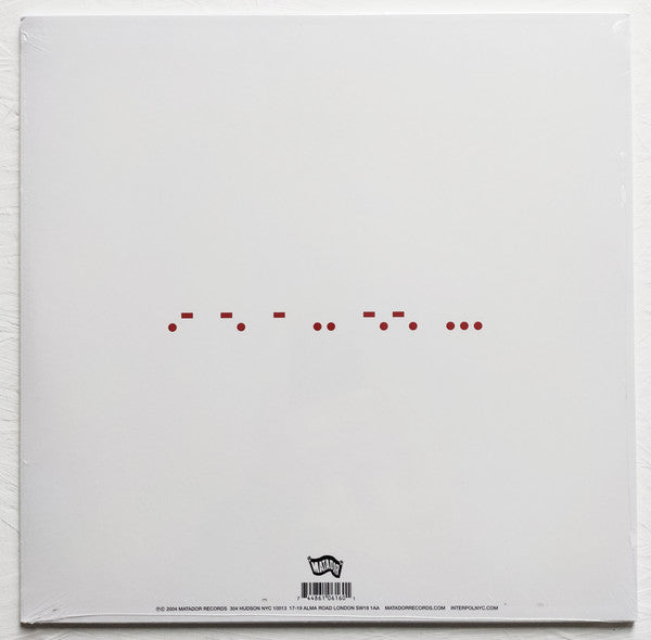 Interpol : Antics (LP, Album, RE)