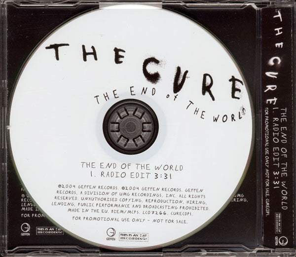 The Cure : The End Of The World (CD, Single, Promo)