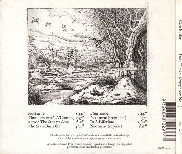 Cam Butler : Dark Times (Symphony No 2) (CD, Album)