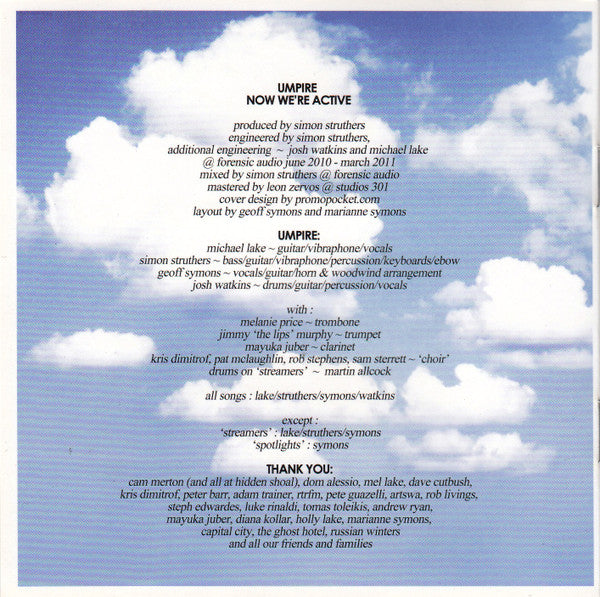 Umpire (3) : Now We're Active (CD, Album)