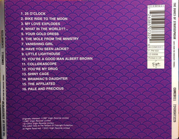 The Dukes Of Stratosphear : Chips From The Chocolate Fireball (An Anthology) (CD, Comp, RE, RM)