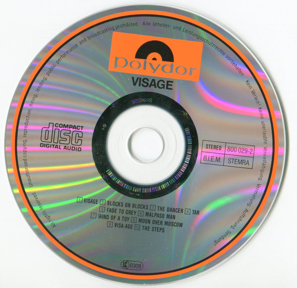 Visage : Visage (CD, Album, RE)