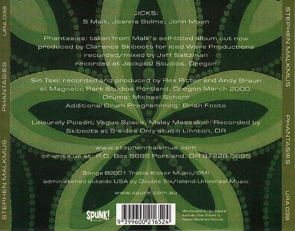 Stephen Malkmus : Phantasies (CD, EP)