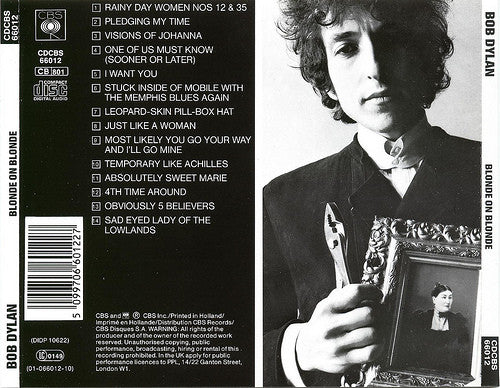 Bob Dylan : Blonde On Blonde (CD, Album, RE)