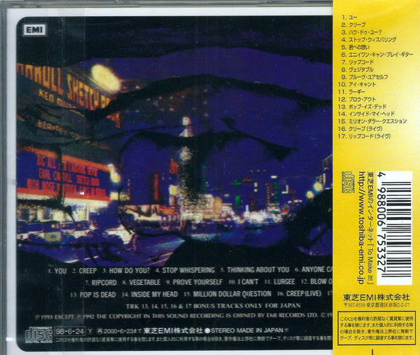 Radiohead = レディオヘッド* : Pablo Honey = パブロ・ハニー (CD, Album, RE)