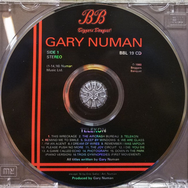 Gary Numan : Telekon (CD, Album, RE, RM)