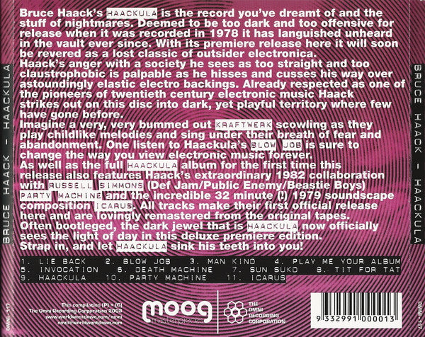 Bruce Haack : Haackula (CD, Album, RM)