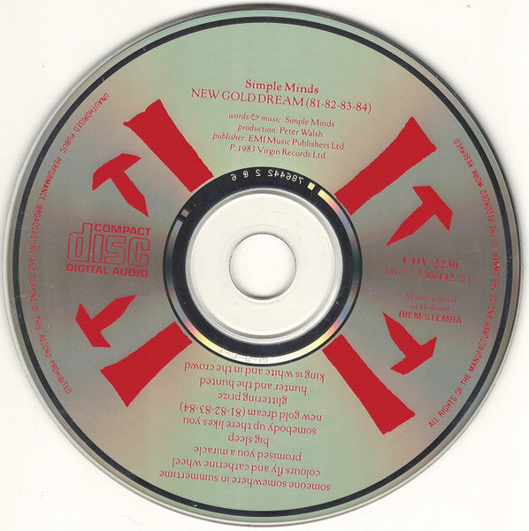 Simple Minds : New Gold Dream (81-82-83-84) (CD, Album, RE)