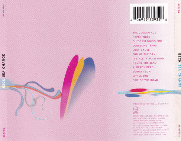 Beck : Sea Change (CD, Album)