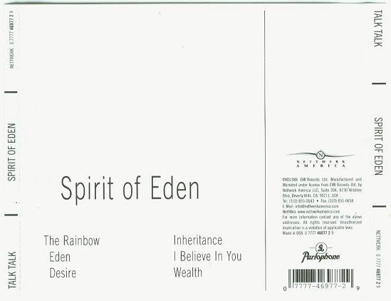 Talk Talk : Spirit Of Eden (CD, Album, RE)