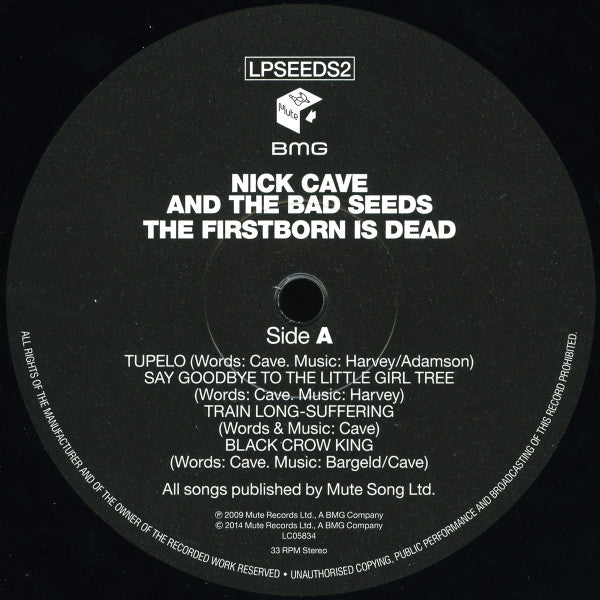 Nick Cave & The Bad Seeds : The Firstborn Is Dead (LP, Album, RE)