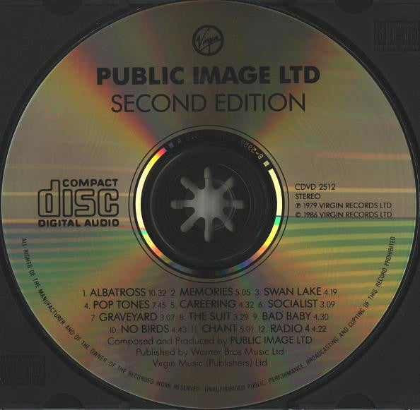 Public Image Limited : Second Edition (CD, Album, RE)