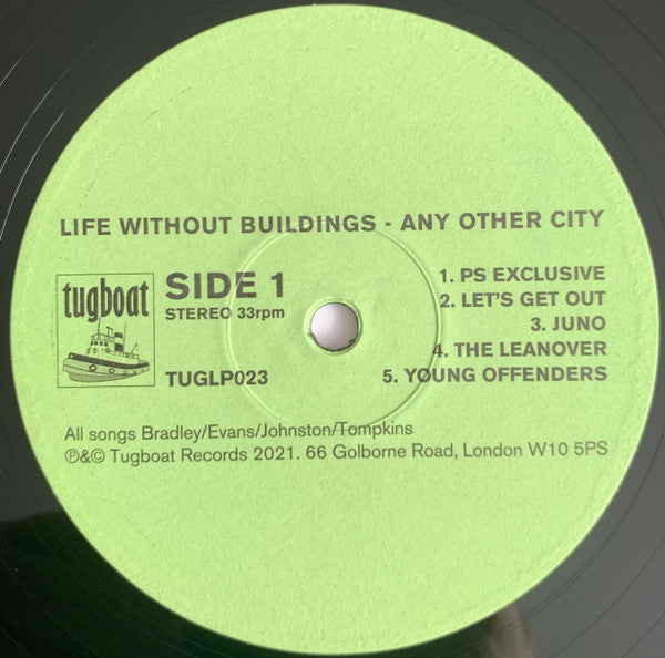 Life Without Buildings : Any Other City (LP, Album, RP)