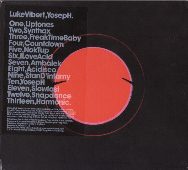 Luke Vibert : YosepH (CD, Album)
