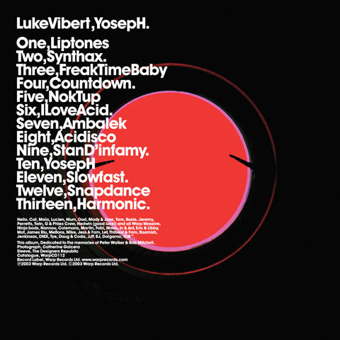 Luke Vibert : YosepH (CD, Album)