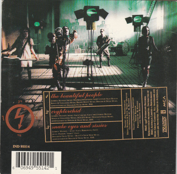Marilyn Manson : The Beautiful People (CD, Single)