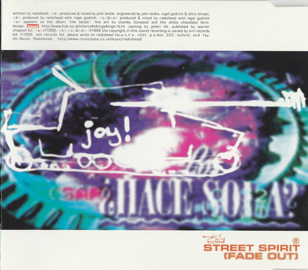 Radiohead : Street Spirit (Fade Out) (CD, Single)