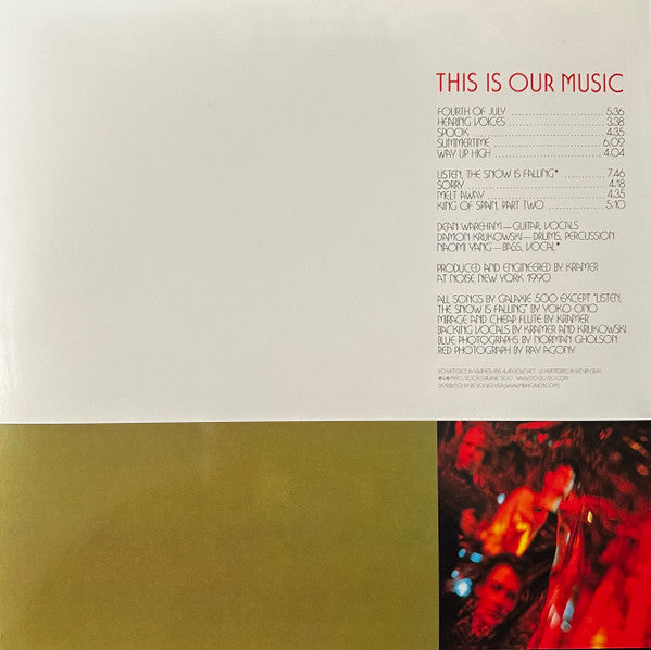 Galaxie 500 : This Is Our Music (LP, Album, RE, RM)