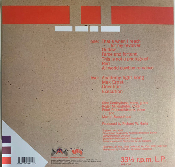 Mission Of Burma : Signals, Calls, And Marches (LP, Album, RE, RM)