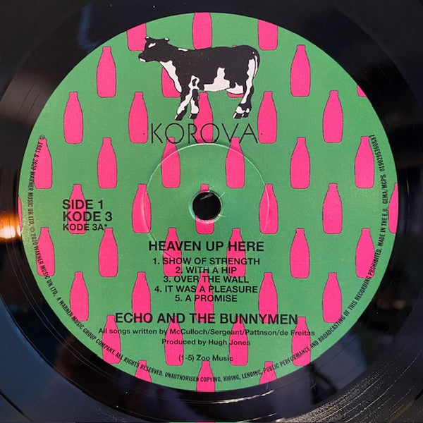 Echo And The Bunnymen* : Heaven Up Here (LP, Album, RE, RM, 180)