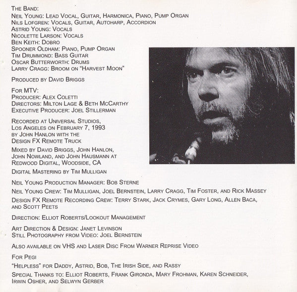 Neil Young : Unplugged (CD, Album)