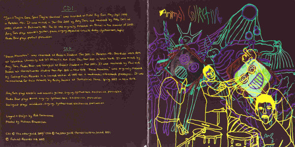 Animal Collective : Spirit They're Gone Spirit They've Vanished / Danse Manatee (CD, Album, RE + CD, Album, RE + Comp, VDC)