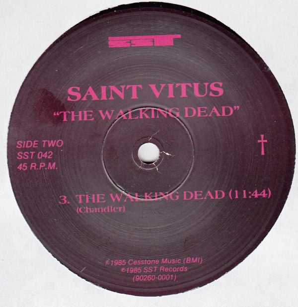 Saint Vitus : The Walking Dead (12", EP, M/Print, RE)