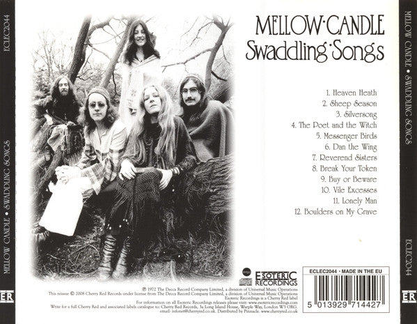 Mellow Candle : Swaddling Songs (CD, Album, RE, RM)