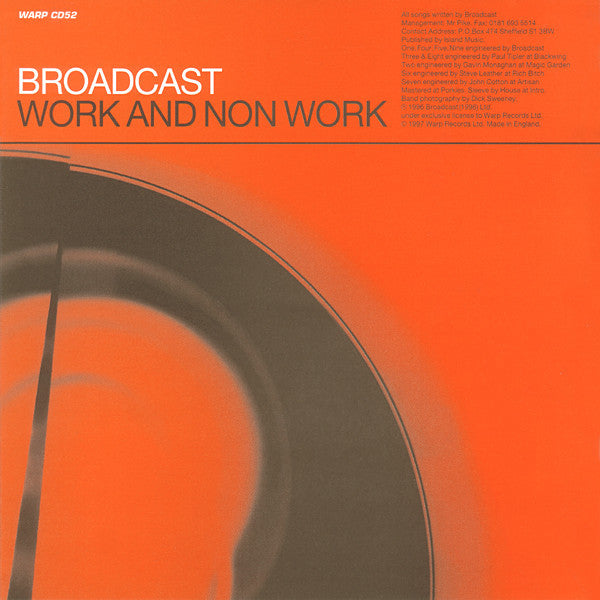 Broadcast : Work And Non Work (CD, Comp, RE, DOC)
