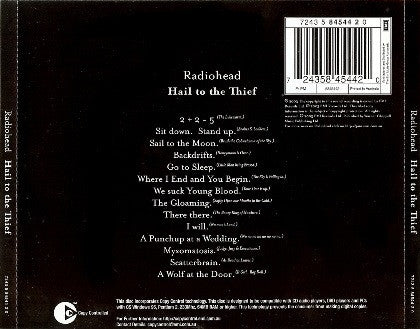 Radiohead : Hail To The Thief (CD, Album, Copy Prot.)
