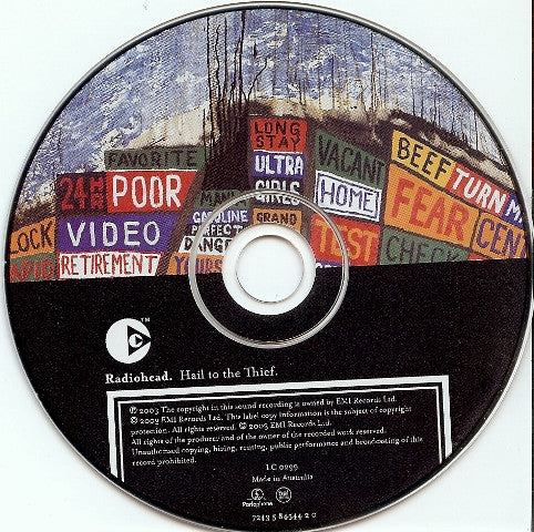 Radiohead : Hail To The Thief (CD, Album, Copy Prot.)