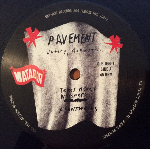 Pavement : Watery, Domestic (12", EP, RE)
