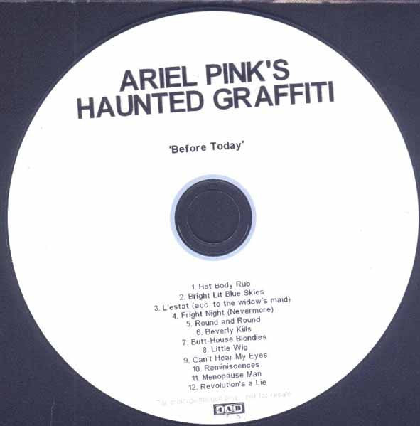 Ariel Pink's Haunted Graffiti : Before Today (CDr, Album, Promo)