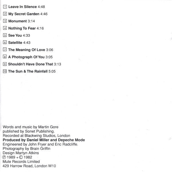 Depeche Mode : A Broken Frame (CD, Album, RE, EMI)