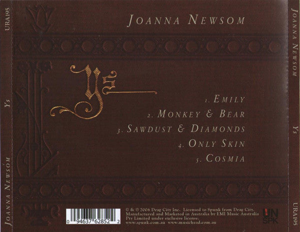 Joanna Newsom : Ys (CD, Album)