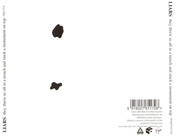 Liars : They Threw Us All In A Trench And Stuck A Monument On Top (CD, Album, RM)