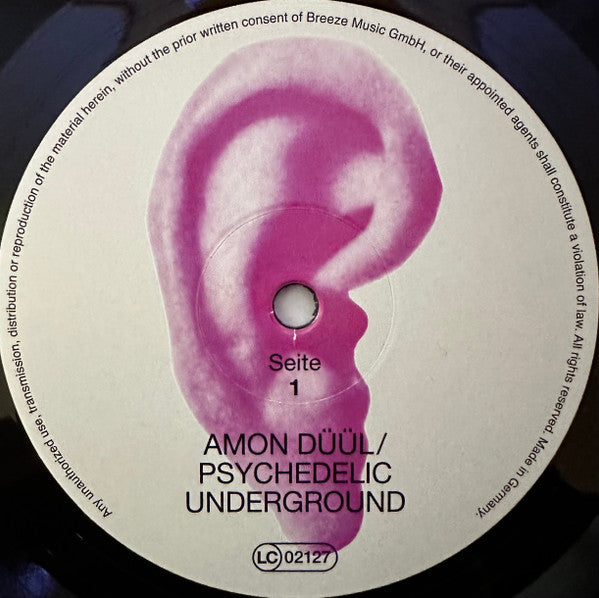 Amon Düül : Psychedelic Underground (LP, Album, RE, RM, 180)