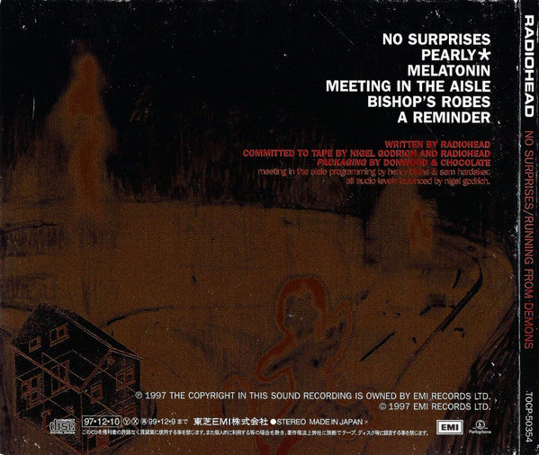 Radiohead = レディオヘッド* : No Surprises / Running From Demons = ノー・サプライゼス　〜ランニング・フロム・ディーモンズ～ (CD, MiniAlbum, Comp, Ltd, Dig)