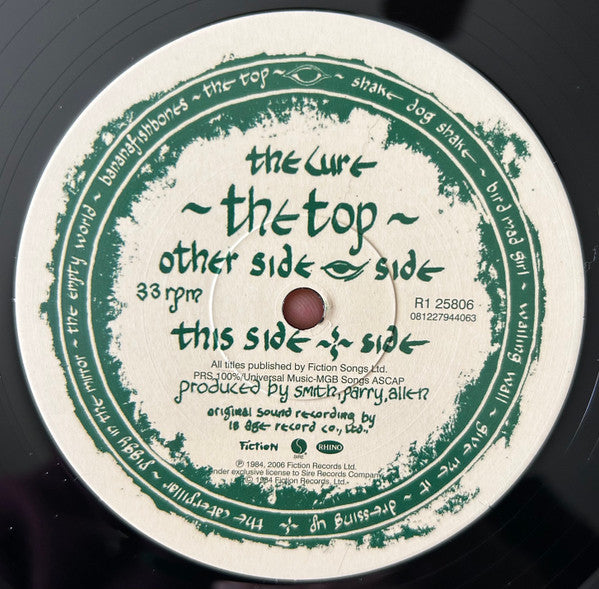 The Cure : The Top (LP, Album, RE, RM, RP, 180)