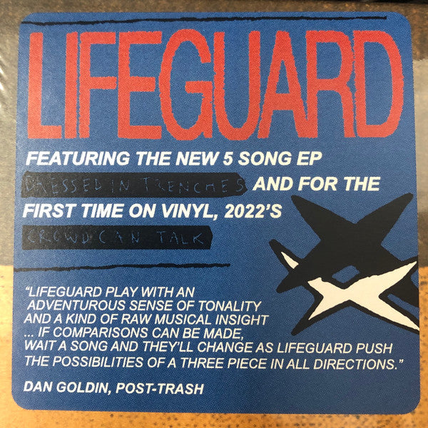 Lifeguard (3) : Crowd Can Talk / Dressed In Trenches (LP, Comp)